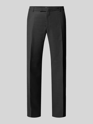 Slim fit pantalon met persplooien, model 'BLAYR' Shop The Look MANNEQUINE