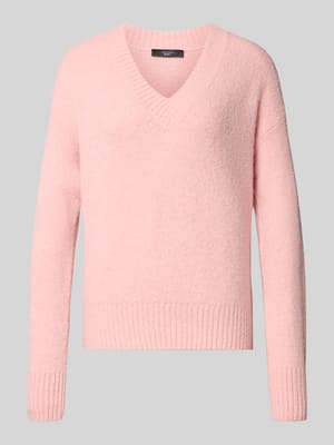 Sweter z dzianiny o kroju comfort fit z mieszanki wełny model ‘VISITA’ Shop The Look MANNEQUINE