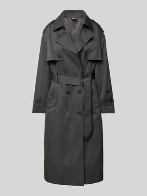 Trenchcoat mit Bindegürtel Shop The Look MANNEQUINE