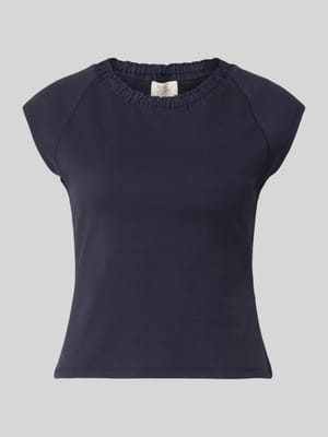 T-Shirt mit Rundhalsausschnitt Shop The Look MANNEQUINE