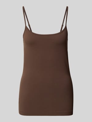 Slim Fit Top mit verstellbaren Spaghettiträgern Shop The Look MANNEQUINE