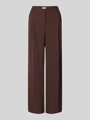 Wide Leg Hose mit Bügelfalten Shop The Look MANNEQUINE