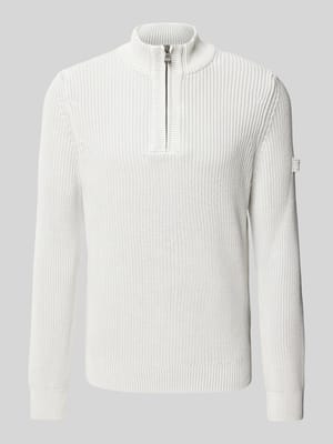 Gebreide pullover met schipperskraag Shop The Look MANNEQUINE