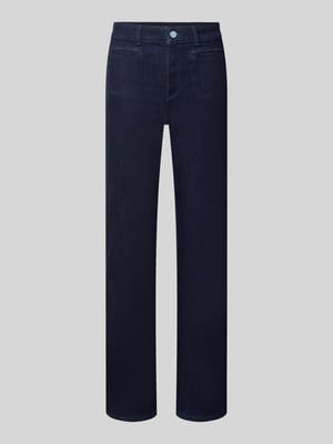 straight fit jeans van katoenmix Shop The Look MANNEQUINE