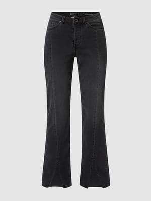 Slim Straight Fit Jeans mit Stretch-Anteil Modell 'Emma' Shop The Look MANNEQUINE