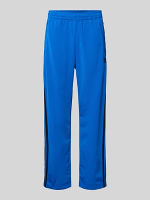 Regular fit sweatpants met logostitching, model 'Firebird' Shop The Look MANNEQUINE