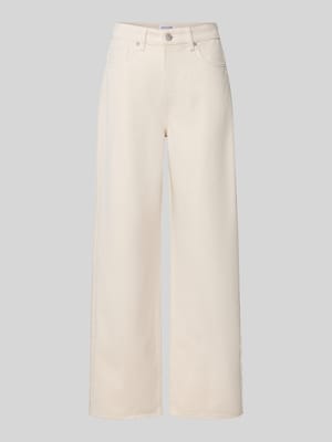 Straight Fit Jeans aus reiner Baumwolle Shop The Look MANNEQUINE