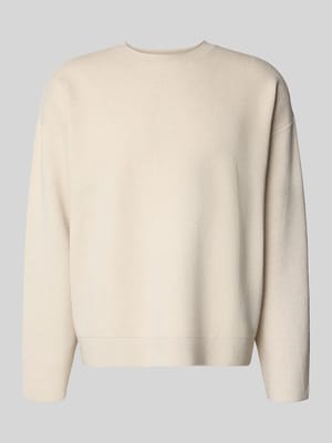 Gebreide pullover met ronde hals, model 'BRADFORT' Shop The Look MANNEQUINE