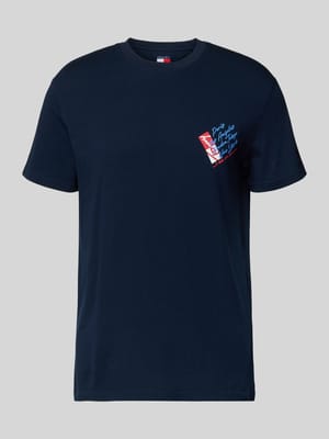 Regular fit T-shirt van puur katoen Shop The Look MANNEQUINE