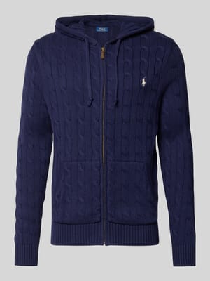 Regular Fit Strickjacke aus reiner Baumwolle  Shop The Look MANNEQUINE