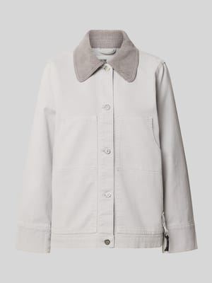 Regular Fit Jacke mit Umlegekragen Shop The Look MANNEQUINE