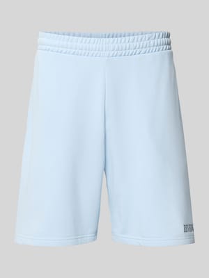 Regular Fit Sweatshorts mit Label-Stitching Shop The Look MANNEQUINE