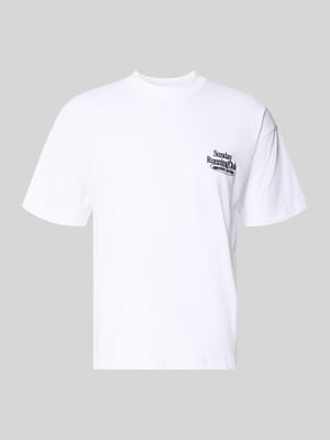 Regular Fit T-Shirt mit Logo-Stitching Shop The Look MANNEQUINE