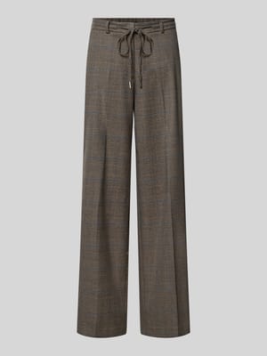 Stoffhose mit Bügelfalte und Kordelzug Shop The Look MANNEQUINE