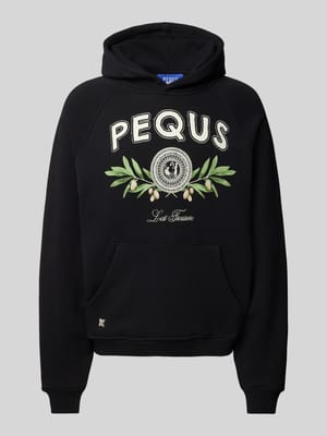 Hoodie met label- en motiefprint, model 'Olive Coin Relic' Shop The Look MANNEQUINE