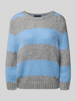 Strickpullover mit gerippten Abschlüssen Shop The Look MANNEQUINE