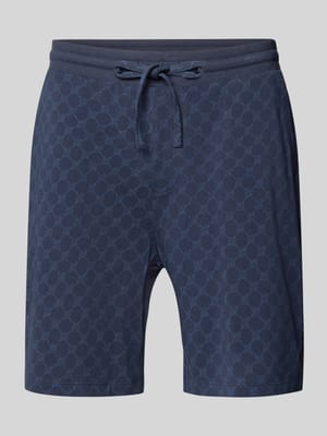 Shorts aus Baumwolle mit Logo-Muster Shop The Look MANNEQUINE