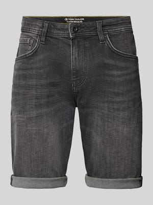 Regular Fit Jeans Bermudas aus Baumwoll-Mix Shop The Look MANNEQUINE