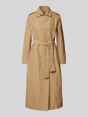 Trenchcoat mit Bindegürtel Modell 'MILONG' Shop The Look MANNEQUINE