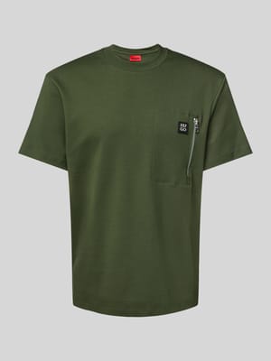 T-Shirt mit Reißverschlusstasche Modell 'Dargentee' Shop The Look MANNEQUINE