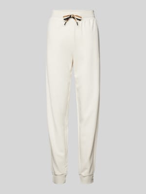 Relaxed Fit Sweatpants mit Tunnelzug Modell 'STRIPE' Shop The Look MANNEQUINE