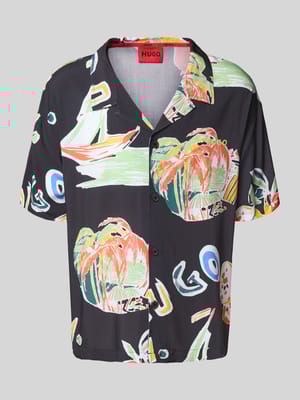 Relaxed fit vrijetijdsoverhemd met 1/2-mouwen Shop The Look MANNEQUINE