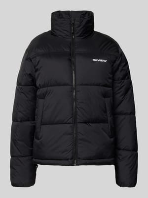 Kurtka pikowana z wyhaftowanym logo Shop The Look MANNEQUINE