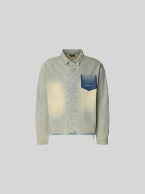 Hemdjacke in Denim-Optik Shop The Look MANNEQUINE