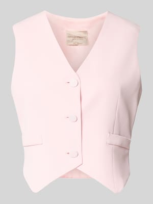 Anzugweste mit Paspeltasche Shop The Look MANNEQUINE