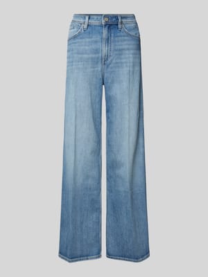 Regular Fit Wide Leg Jeans aus Baumwoll-Mix Modell 'SURI' Shop The Look MANNEQUINE