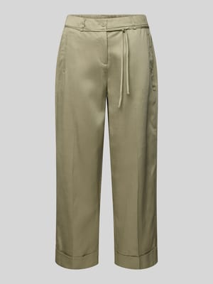 Wide Leg Pants mit Bindegürtel Modell 'Meeri bloom' Shop The Look MANNEQUINE
