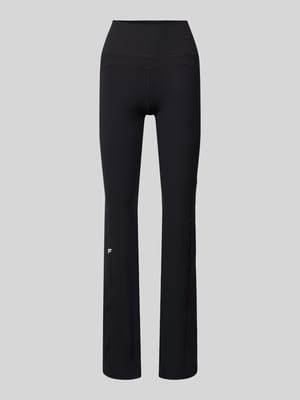 Flared Fit Leggins mit Logo-Print Modell 'OASIS' Shop The Look MANNEQUINE