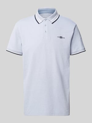 Koszulka polo o kroju regular fit z paskami w kontrastowym kolorze Shop The Look MANNEQUINE