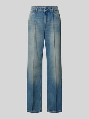 Wide Leg Jeans mit Bundfalten Modell 'VECCHI' Shop The Look MANNEQUINE