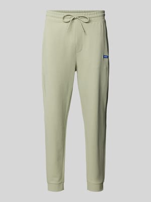 Spodnie dresowe w kroju relaxed fit z czystej bawełny Model 'NAPIN`' Shop The Look MANNEQUINE