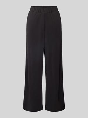 Wide Leg Stoffhose mit elastischem Bund Shop The Look MANNEQUINE