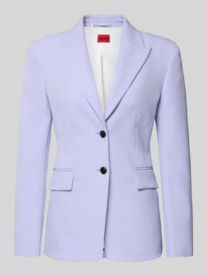 Slim Fit Longblazer mit Abnähern Modell 'ASMALLA-1' Shop The Look MANNEQUINE