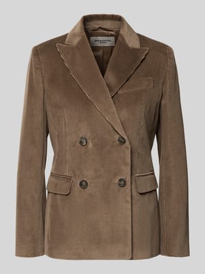 Regular Fit Longblazer mit Cordstruktur Shop The Look MANNEQUINE