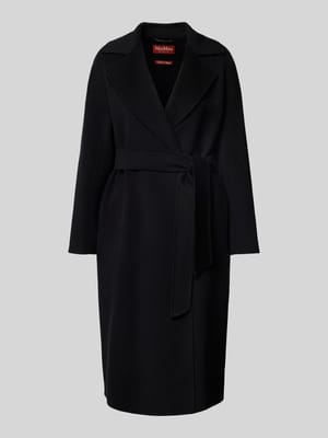 Regular fit lange jas met kasjmier, model 'CLES' Shop The Look MANNEQUINE