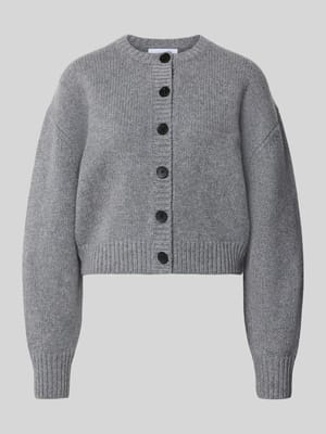 Knit cardigan van wol - curated by Viky Rader Shop The Look MANNEQUINE
