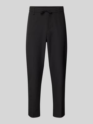 Regular fit stoffen broek met tunnelkoord, model 'Convert' Shop The Look MANNEQUINE