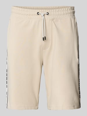 Shorts mit elastischem Bund und Tunnelzug Shop The Look MANNEQUINE