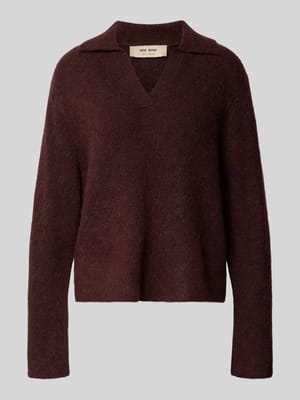 Gebreide pullover van wolmix met polokraag, model 'Aidy' Shop The Look MANNEQUINE