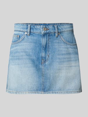Straight Fit Mini-Rock aus reiner baumwolle im 5-Pocket-Design Modell 'GALANIE_2_B' Shop The Look MANNEQUINE