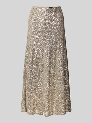 Ausgestellter Midi-Rock aus Viskose-Mix  Shop The Look MANNEQUINE