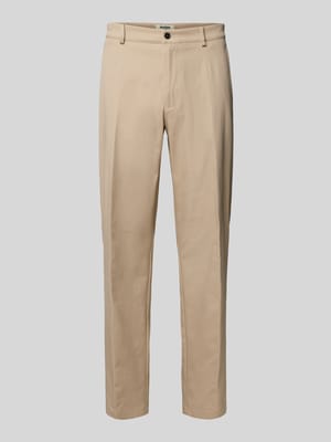 Regular fit broek met Franse steekzakken, model 'Ole' Shop The Look MANNEQUINE