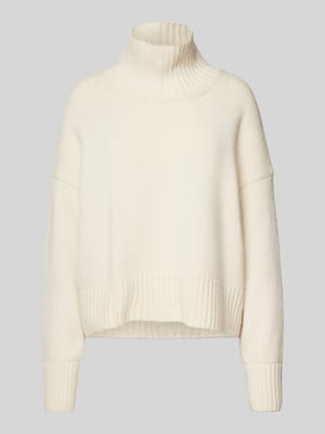 Gebreide pullover met opstaande kraag Shop The Look MANNEQUINE