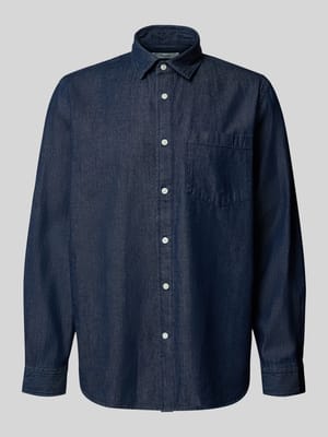 Regular Fit Jeanshemd aus reiner Baumwolle Modell 'REGCARLO' Shop The Look MANNEQUINE