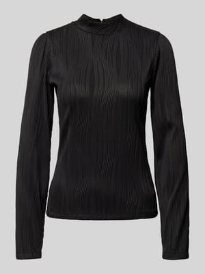 Regular Fit Longsleeve mit Strukturmuster Modell 'Fienne' Shop The Look MANNEQUINE