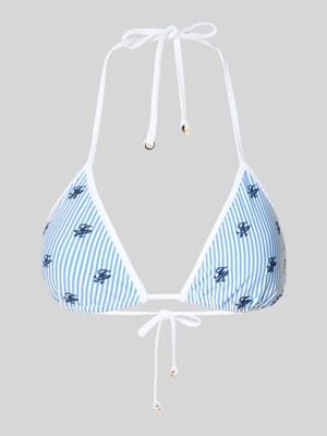 Bikini-top met logo-stitching Shop The Look MANNEQUINE